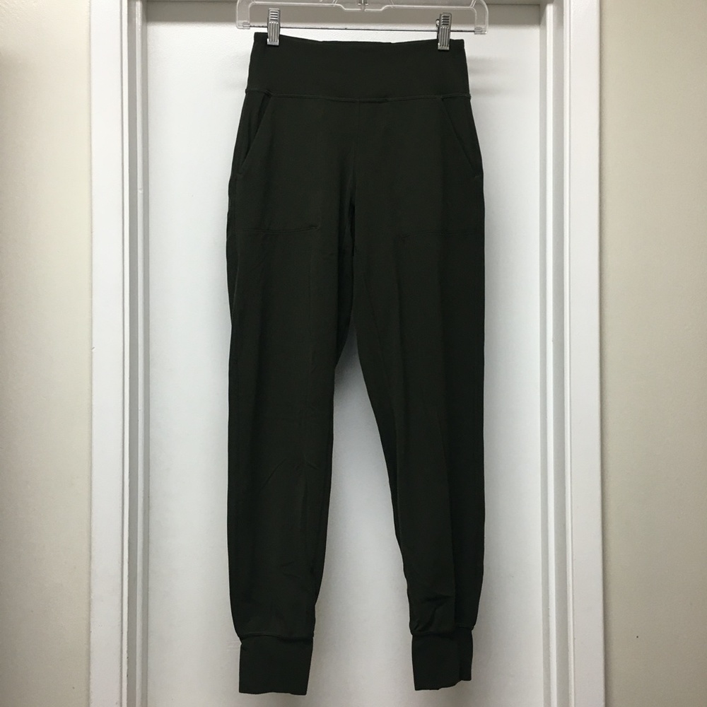 LULULEMON Align Jogger 28" Dark Olive Green High Rise - Picture 4 of 10